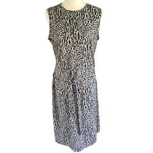 Vintage Dani Max 90s Animal Print Sleeveless Dress Size 14M